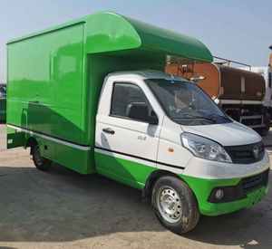 Chariot de nourriture mobile sans fumée avec système d'eau et d'électricité pour la vente de rue - Product Image 1