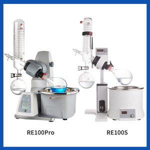 Beijing Dalong Rotary Evaporator RE100-S Vertical Spiral Tube LCD Display Laboratory Equipment - Product Image 5