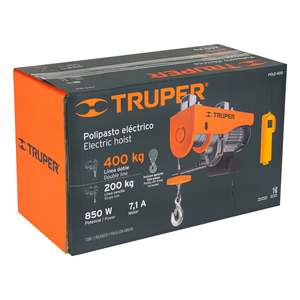 Truper palo-400 paranco elettrico a catena capacità 400 kg - Product Image 1