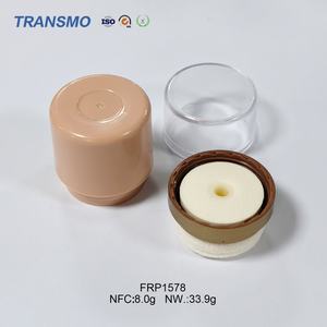 Vente en gros de pots en plastique vides de 8 g pour cosmétiques, poudre pour la ligne des cheveux, poudre libre, avec une houppette - Product Image 6