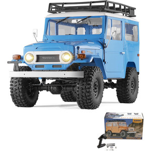 Big <span class=keywords><strong>Crawler</strong></span> Hobby FMS <span class=keywords><strong>1</strong></span>/<span class=keywords><strong>10</strong></span> Échelle 2.4G 4X4 Lumières LED bleues Toyoto Land Cruiser FJ40 <span class=keywords><strong>RTR</strong></span> Tout-terrain Escalade <span class=keywords><strong>RC</strong></span> SUV Camion Jouet - Product Image 2