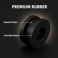 Protège-câbles en silicone personnalisé moulé par compression et injection, rond/carré, marque OEM HF, Zhejiang Chine