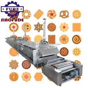New Style Big Capacity Combined Hard And Soft Biscuit Line Nozzle Cookies Machine