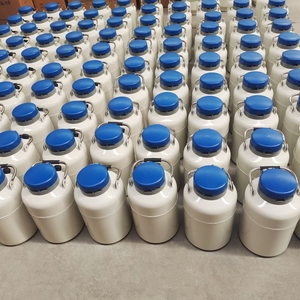 YDS-10-90 de vase d'azote liquide cryogénique léger 10L Dewar de sperme de cheval d'azote liquide portatif pour la recherche biologique - Product Image 2