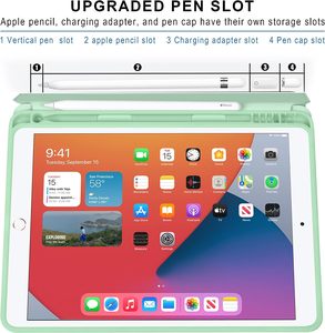 Étuis pour tablette en PU personnalisés pour <span class=keywords><strong>iPad</strong></span> 10,2 pouces, <span class=keywords><strong>coque</strong></span> de protection robuste pour <span class=keywords><strong>iPad</strong></span> 7e, 8e et 9e <span class=keywords><strong>génération</strong></span> 2019/2020/202 - Product Image 3