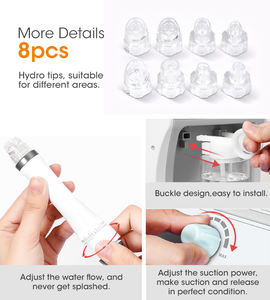 6 in 1 Aquaフェイシャルマシンポータブルハイドラダーマブレーションスキンケアフェイシャルビューティーデバイスプロフェッショナルダーマブレーションフェイシャルマシン - Product Image 3