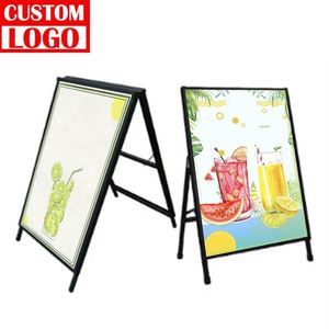 Economic Outdoor Double Side Shopping Mall Advertising Poster Stand Paper Brochure Poster Display Stand - Product Image 1