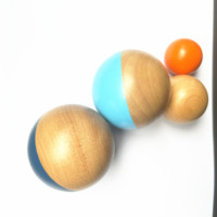 Vente en gros pétanque en bois personnalisé boule de pétanque avec boccia en bois jeu de jardin