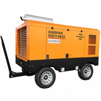 Compresseur d'air à vis diesel portable haute pression ultime Kaishan KSCY-24/23 Yuchai 340HP 24m³/min 23Bar