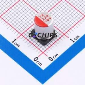 Condensador Sólido SMD SPT1CM221E08TRVZC, D6.3xL8mm (Capacitancia: 220uF) (Precisión: 20%) (Voltaje Nominal: 16V) - Product Image 1