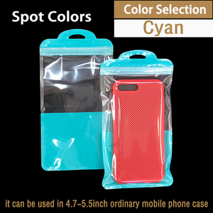 Đầy đủ màu sắc Dây Kéo Túi cho trường hợp điện thoại rõ ràng nhựa <span class=keywords><strong>Zip</strong></span> khóa túi di động bao bì <span class=keywords><strong>Zip</strong></span> - Product Image 5