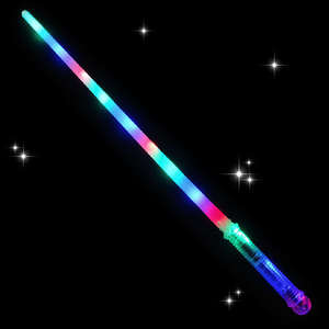 <span class=keywords><strong>Sabre</strong></span> <span class=keywords><strong>laser</strong></span> lumineux à 12 22 LED, poignée transparente, bâton long clignotant, jouets pour enfants, accessoires de fête - Product Image 3