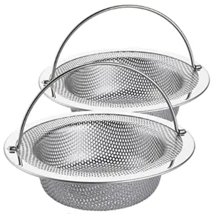 Cesta de aço inoxidável para pia, cesta de cozinha para filtro de resíduos