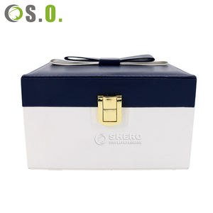Custom Logo PU Leather jewelry <b>box</b> <b>Ring</b> <b>Box</b> Earring Bracelet Luxury Travel Jewelry <b>Box</b> - Product Image 6