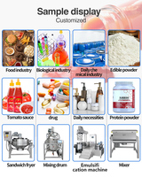 Machine de refroidissement liquide 100L 200L 300L 500L 800L 1000L, cuve de refroidissement pour lait, mélangeur de sauces et assaisonnements liquides avec refroidisseur