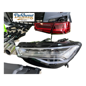 Qualité supérieure, pour <span class=keywords><strong>Audi</strong></span> A6, mise à niveau vers <span class=keywords><strong>RS6</strong></span>, pièces de voiture, pare-chocs, phares, calandre, ailerons, pare-chocs arrière, ailes, capots, <span class=keywords><strong>prix</strong></span> bas - Product Image 6