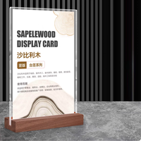 Présentoir de Bureau Incliné Personnalisé en Acrylique pour Moniteur, Porte-Flyers/Menus/Documents A5/A6