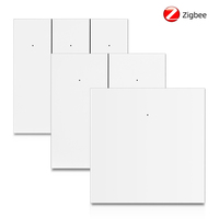 Interrupteur intelligent Chuyun, interrupteur intelligent Zigbee, interrupteur mural 86 mm, compatible avec les interrupteurs intelligents, fonctionne sans fil neutre