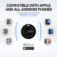 Localizador GPS Inteligente MiLi MiTag Compatible con Apple Find My y Google Find My Device, Sistema Dual, Resistente al Agua IP65, Regalo, Etiqueta de Seguimiento para Llaves y Equipaje