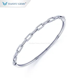 Haiktianyu — bracelets gemmes, bijoux, design de bracelet en or blanc, en or pur 10k pour filles