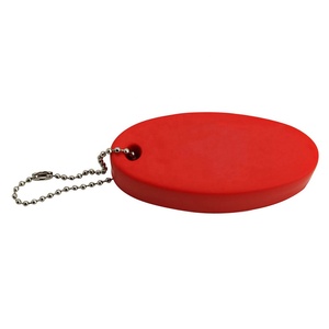 Op maat gemaakte logo lichte ovale sleutelhouder van EVA-foam voor boten, drijvende sleutelhanger voor buitensporten - Product Image 5