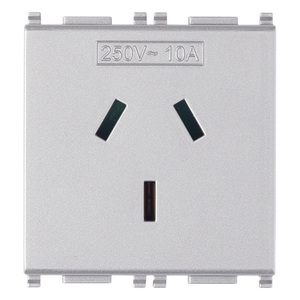 ซิกูรี่ 2P+T ปลั๊กไฟ 10A 250V ปลั๊กไฟมาตรฐานออสเตรเลียสีเงิน - Product Image 1