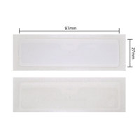 En gros taille personnalisée 860 ~ 960Mhz RFID puce autocollant adhésif UHF RFID étiquette pour la gestion d'actifs