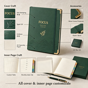 Agenda Personalizada con Tapa Dura, Planificador Semanal y Mensual 2026, A5, 160 Páginas con Separadores, Horario Diario, Lista de Tareas, Planificador de Presupuesto para Oficina - Product Image 3