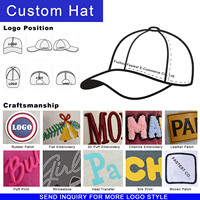 Gorra Trucker de Boda de Dos Tonos con Visera Estructurada en A de Perfil Alto, Logotipo 3D Cosido Personalizado, de Sarga de Algodón