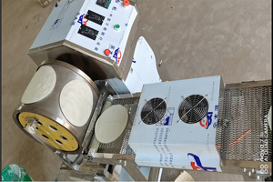 Máquina para Hacer Hojas y Envolturas de Empanadas con Motor, Acero Inoxidable 304, Capacidad de 20 Piezas/Minuto - Product Image 3