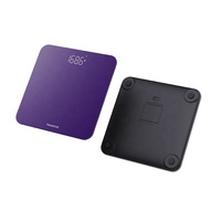 Balance de poids corporel intelligente BLE 5.2 balance de salle de bain numérique électronique verre 180kg capacité Design moderne SDK mesure du poids