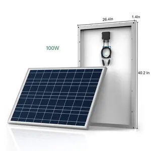 100 Watt 20A Hoch effizientes Solar panel mit nachhaltiger Strom versorgung und Solarpanel-Kit