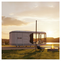 Vente en gros usine – Maison capsule spatiale préfabriquée en acier personnalisable avec isolation thermique pour chambre et atelier
