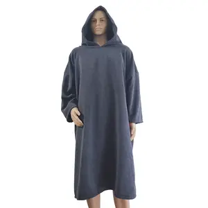 Super Absorbent Hooded Beach Towel Poncho Terry Microfiber