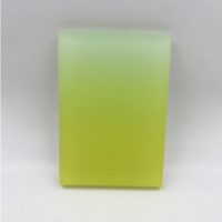 Feuille acrylique de couleur de gradient/matière plastique mate/verre organique composé