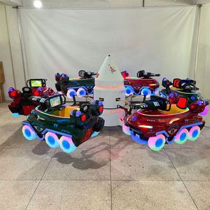 Equipo de Juegos Infantiles para Exteriores, Carrusel de Caballos con Capacidad para 6 Personas, Carrusel de Monedas para Niños - Product Image 2