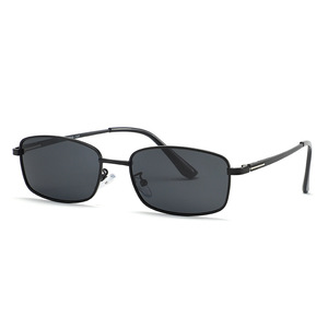 Lunettes de soleil SPOEN rectangulaires en métal polarisées UV400 pour hommes, protection solaire tendance - Product Image 3