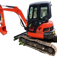 Mini-pelles Kubota U27-4 1T 2T Diesel Hydraulique, Petites Pelles sur Chenilles, Micro-Pelles, Mini-Pelles Kubota U20 U25 U27 U35