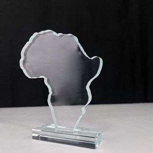 Trofeo <span class=keywords><strong>de</strong></span> cristal con <span class=keywords><strong>mapa</strong></span> <span class=keywords><strong>de</strong></span> África, premio <span class=keywords><strong>de</strong></span> Base transparente con impresión UV <span class=keywords><strong>para</strong></span> seguros, regalos <span class=keywords><strong>de</strong></span> bienvenida - Product Image 1