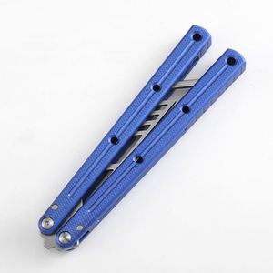 Nhà sản xuất và nhà cung cấp dụng cụ tập luyện, phụ kiện dao bướm Balisong bằng thép không gỉ, tay cầm gấp, có thể tùy chỉnh - Product Image 3