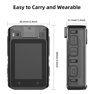 Nueva Cámara Corporal Portátil 4G al Mejor Precio al por Mayor, HD 1080P 40MP, Visión Nocturna IR de 2.4'', Resistente al Agua, Sensor CMOS H.265, WIFI, GPS, BT - Product Image 6