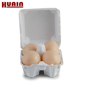 Molded Pulp Chicken Egg Box Carton 4 Pack