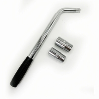 Bonne qualité télescopique extensible roue écrou clé L forme Type clé à douille clé à douille voiture pneu Kit de réparation outil