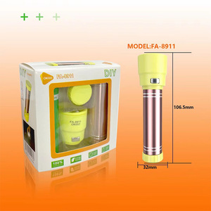 โอเคโก้ มินิไฟฉาย Fa-8911 ไฟ LED แบบชาร์จไฟได้อลูมิเนียมอัลลอยด์หรี่แสงได้กลางแจ้งในร่มไฟฉายชาร์จ USB - Product Image 1