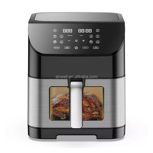 ANWELL Factory <strong>Cheap</strong> High Quality Classic Square Stainless Steel Oil-Free 6L 7L 8L Electric Digital Smart Air Fryer Household - Product Image 2