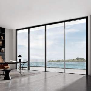 Grande porte coulissante en verre automatique d'impact d'ouragan pour l'entrée extérieure de bâtiment <span class=keywords><strong>commercial</strong></span> de supermarchés - Product Image 4