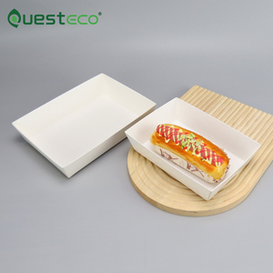 Disposable Salad <b>Box</b> Food Kraft Paper Sushi Paper Boxes with Divider Paper Swiss Roll <b>Cake</b> <b>Box</b> - Product Image 6