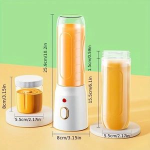 Presse-agrumes électrique sans fil portable, rechargeable par USB, petit modèle pour la maison, le dortoir et l'extérieur - Product Image 4
