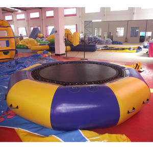 <span class=keywords><strong>Trampoline</strong></span> d'eau gonflable en PVC certifié CE bon marché pour lac de mer - Product Image 4