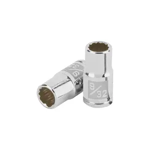 Juego de llaves de vaso de 12 puntas de 6 9/32 pulgadas, con accionamiento de 1/4 de pulgada, TRUPER - Product Image 1